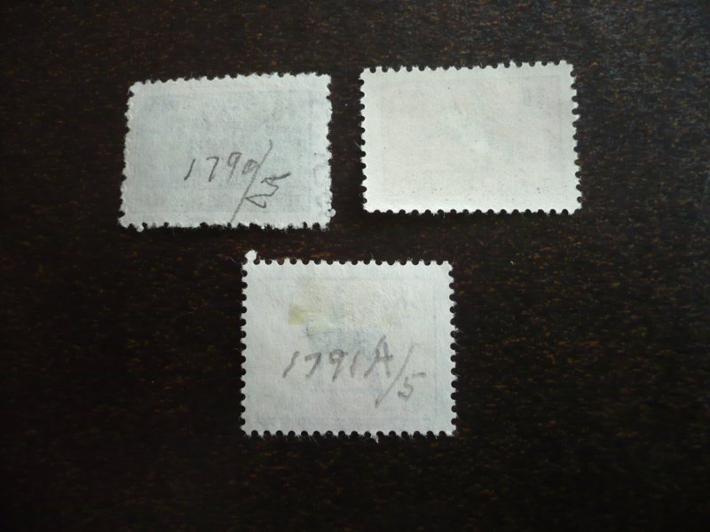 Stamps - Turkey - Scott# 1790-1791a- Used Set of 3 Stamps