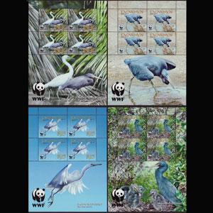 PENRHYN 2005 - Scott# 468A-71A Sheets-WWF Egrets NH