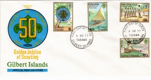 Gilbert Islands 1977 Sc 304-7 FDC-2