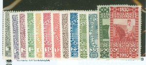 Austria #128-40 Unused