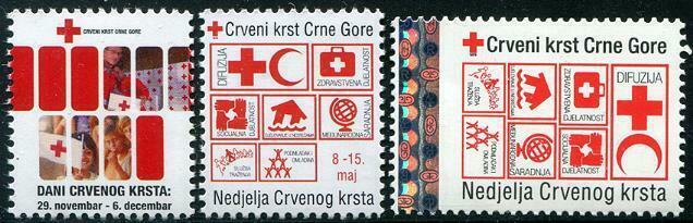 HERRICKSTAMP NEW ISSUES MONTENEGRO Red Cross 2015-16