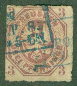 PRUSSIA-GERMANY 14 USED (RL) 3877 CV $45.00 BIN $15.00