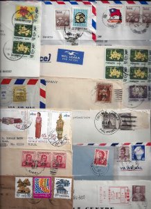 MALAYSIA CHINA PHILIPPINES KOREA & ASIA COUNTRIES 1940 80s COLLECTION OF 33 COMM