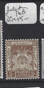 MALAYA  KELANTAN  (P0609B)  ARMS  3C  SG 16B   MOG