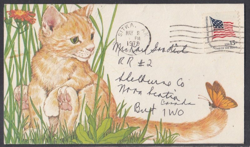 United States - May 8, 1979 Sitka, AK Cover to Canada