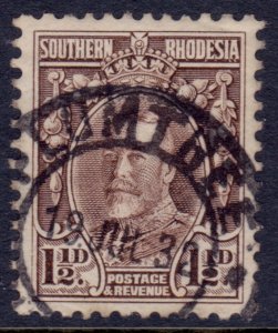 Southern Rhodesia 1931-37, KGV, Perf 12, 1 1/2p, used**