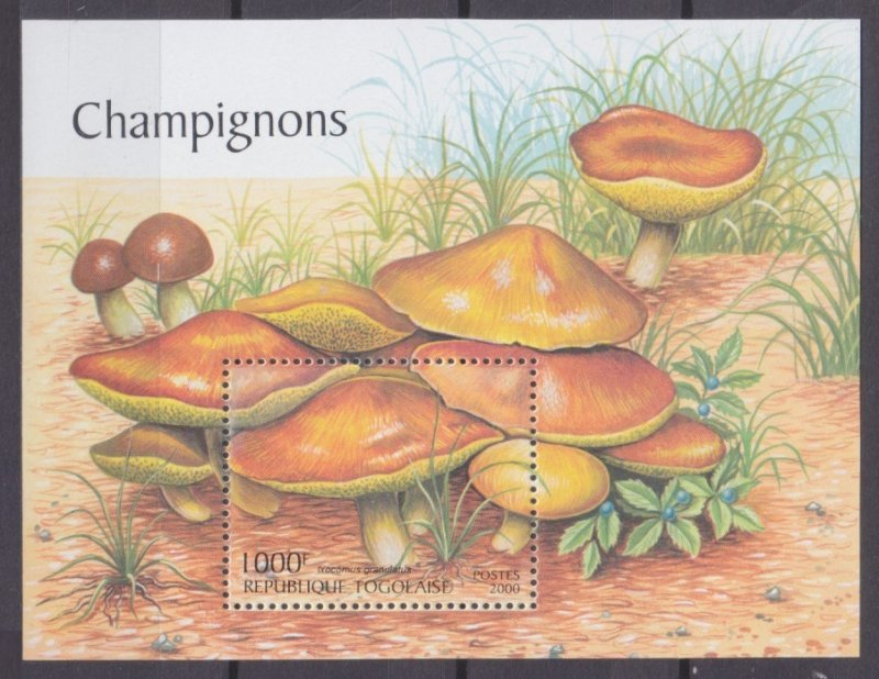 2000 Togo 3056/B454 Mushrooms 4,00 €