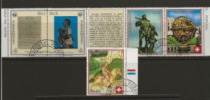 Thematic Stamps Others - PARAGUAY 1990 PARAGUAY/SWISS 500th 5v used
