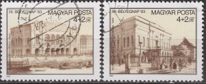 Hungary; 1983: Sc. # B330-B331: O/Used CTO, Cpl. Set