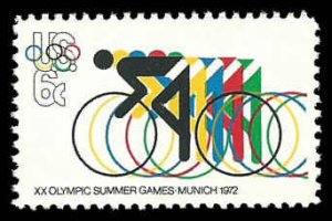 PCBstamps   US #1460 6c Olympics-Bicycling, MNH, (8)