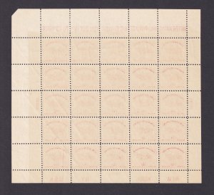 US Scott 630, 1926 Alexander Hamilton's Battery, (Pane of 25) NH MINT
