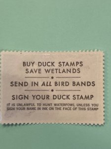 1978 Duck Stamp. RW45  mint never hinged
