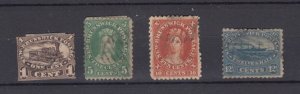 New Brunswick QV Collection Of 4 To 12c SG18 Fine Used BP7962