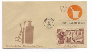 U574 Bicentennial Era The American Doctor Artmaster, FDC