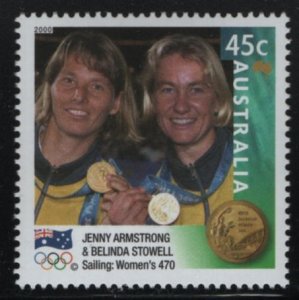 Australia 2000 MNH Sc 1905 45c Jenny Armstrong, Belinda Stowell Gold Medalist