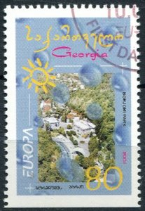 Georgia Sc#271 Used, 80t multi, Europa (C.E.P.T.) 2001 - Water - A Natural Tr...