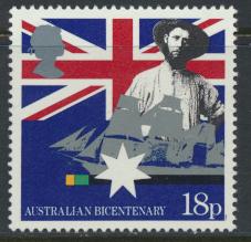 Great Britain SG 1396  Used   - Australia BiCentenary