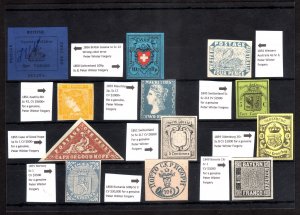 World's Most Valuable stamps, Peter Winter Forgeries, Good Quality, Check photos