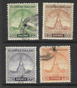 THAILAND Scott 316-319 Used Complete Set Jedi Monument stamps 2017 CV $8.00