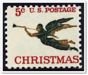 SC#1276a 5¢ Christmas Issue: Tagged (1965) MNH