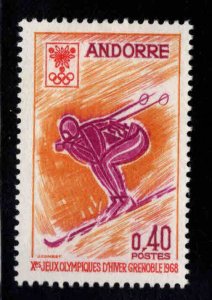 Andorre (French) Andorra Scott  181 MH* 1968 Winter Olympics Downhill Skier