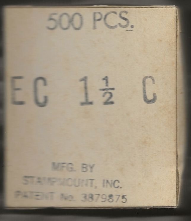 Box of 500 PCS APS Original Stampmount INC  mounts for Sales Books EC 11/2 C