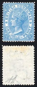 British Honduras SG12 1d Blue Wmk CC Perf 14 M/M Cat 90 pounds