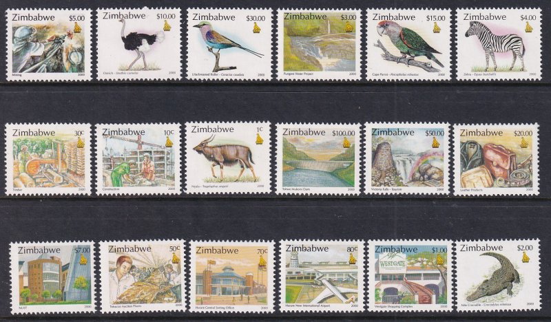 Zimbabwe 836-853 MNH VF