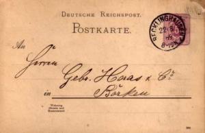 Germany, Government Postal Card