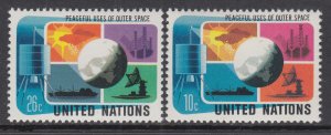 UN New York 256-257 MNH VF