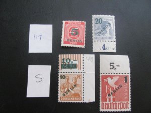 BERLIN 1949 MNH  SC 9N64-67 SET  XF $190 (117)