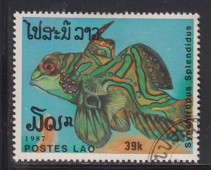 Laos 823 Synchiropus Splendidus 1987