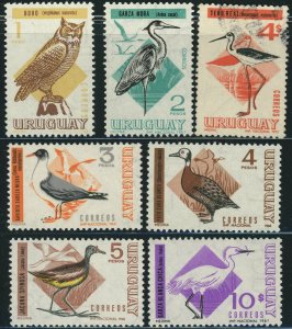 Uruguay #751-756 Birds Nature Postage Stamps Latin America 1968-70 Mint LH