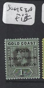 GOLD COAST TOGO (PP0105B)  KGV   1/-  SG H53A   MOG