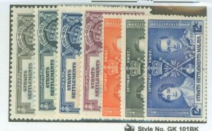 Straits Settlements #213-216/235-237  Single (Complete Set)