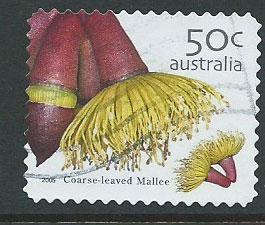 Australia SG 2535 perf 11½  Used  Course Leaved Mallee