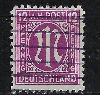 Germany AM Post Scott # 3N8, used