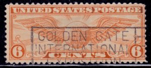 United States, 1934, Airmail, Winged Globe, 6c, sc#C19, used**