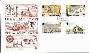 Isle of Man, Worldwide First Day Cover, Sports, Motorcycles