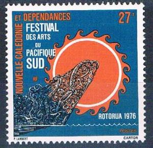 New Caledonia 416 Unused Festival emblem 1976 (N0598)