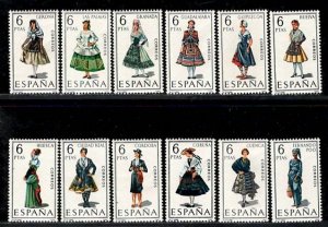 SPAIN SC# 1392-1444 FVF/MNH