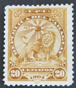 DYNAMITE Stamps: Paraguay Scott #104   UNUSED