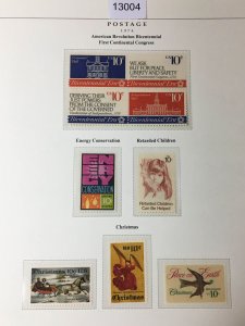 MOMEN: US STAMPS  1974 MINT OG NH COLLECTION LOT #13004