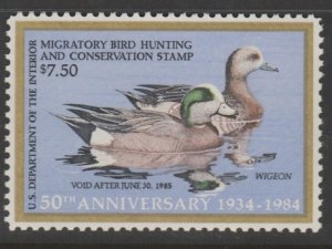 U.S. Scott Scott #RW51 Duck Stamp - Mint NH Single