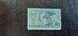 US Scott # 998; 3c Confederate soldier; MNH, og; from 1951; Fine centering