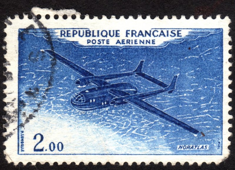 1960, France, 2Fr, Used, Sc C37