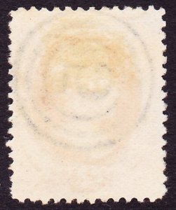 Scott 183, VF Used, 2c Vermilion, SOTN 5 in 3 Rings Cancel