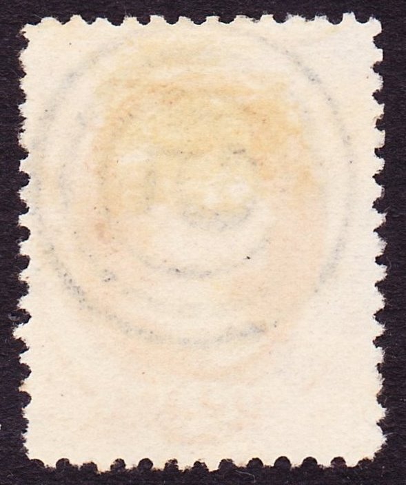 Scott 183, VF Used, 2c Vermilion, SOTN 5 in 3 Rings Cancel