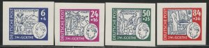 Germany AM Post not accepted designs for B306 - B308, unused, imperf