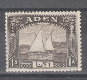 Aden 1937 Dhow 1a Scott # 3 MH